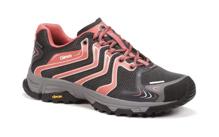Chiruca Zapatillas Senderismo GOMERA 09 GTX Mujer Negro/Naranja