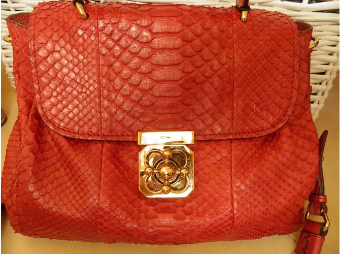 Chloé Bolsos de mano Burdeos 