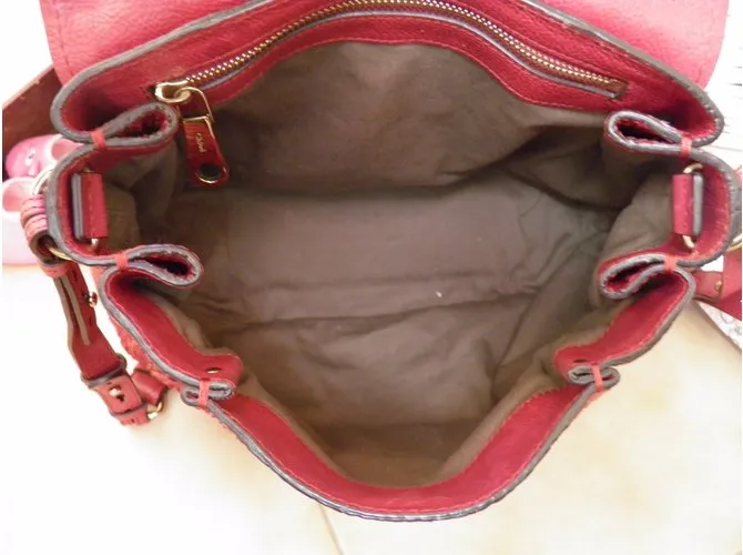 Chloé Bolsos de mano Burdeos 
