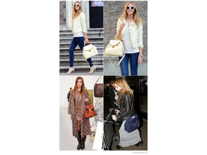 Chloé Bolsos de mano Burdeos 