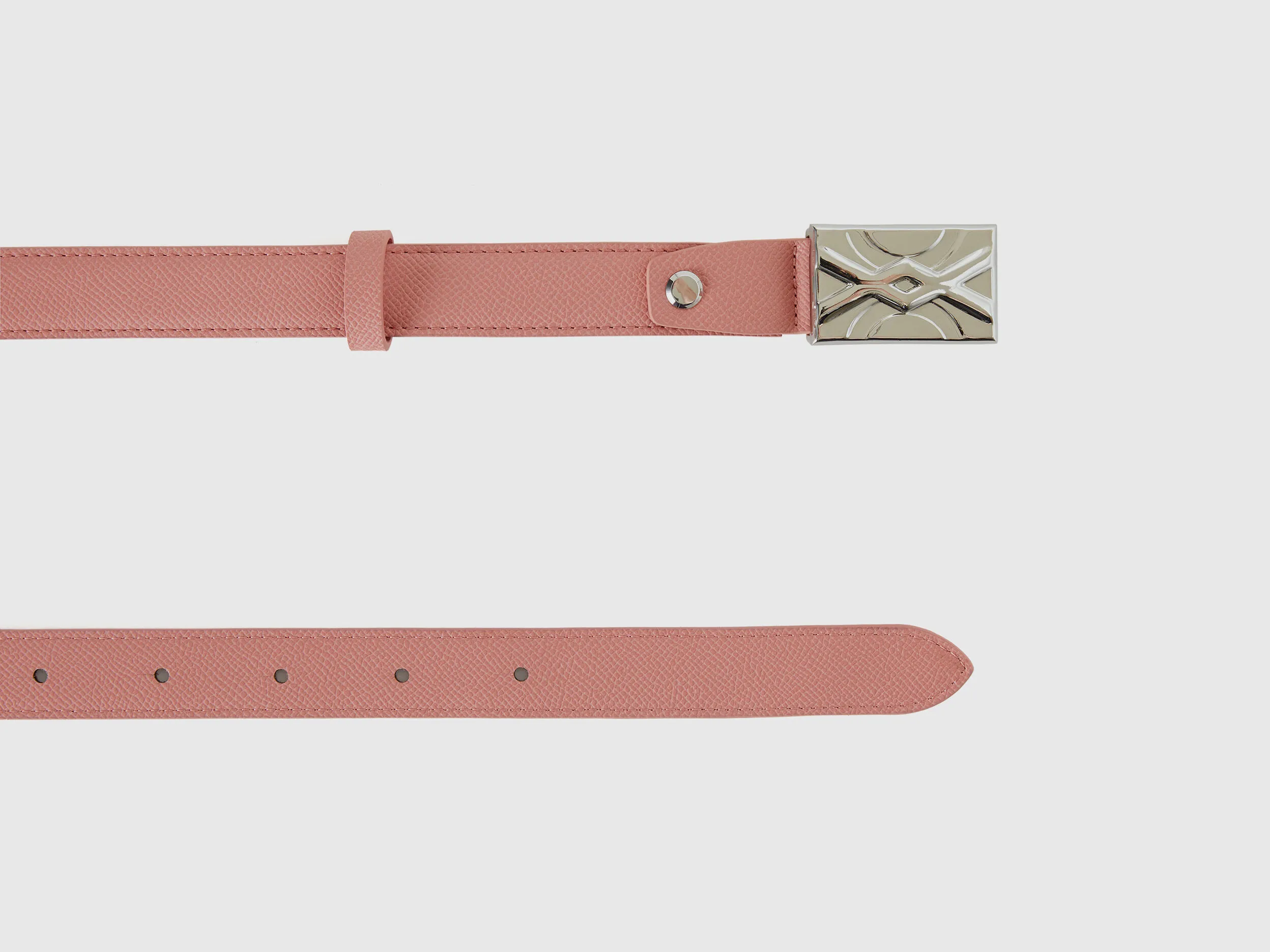 Cinturón fino rosa