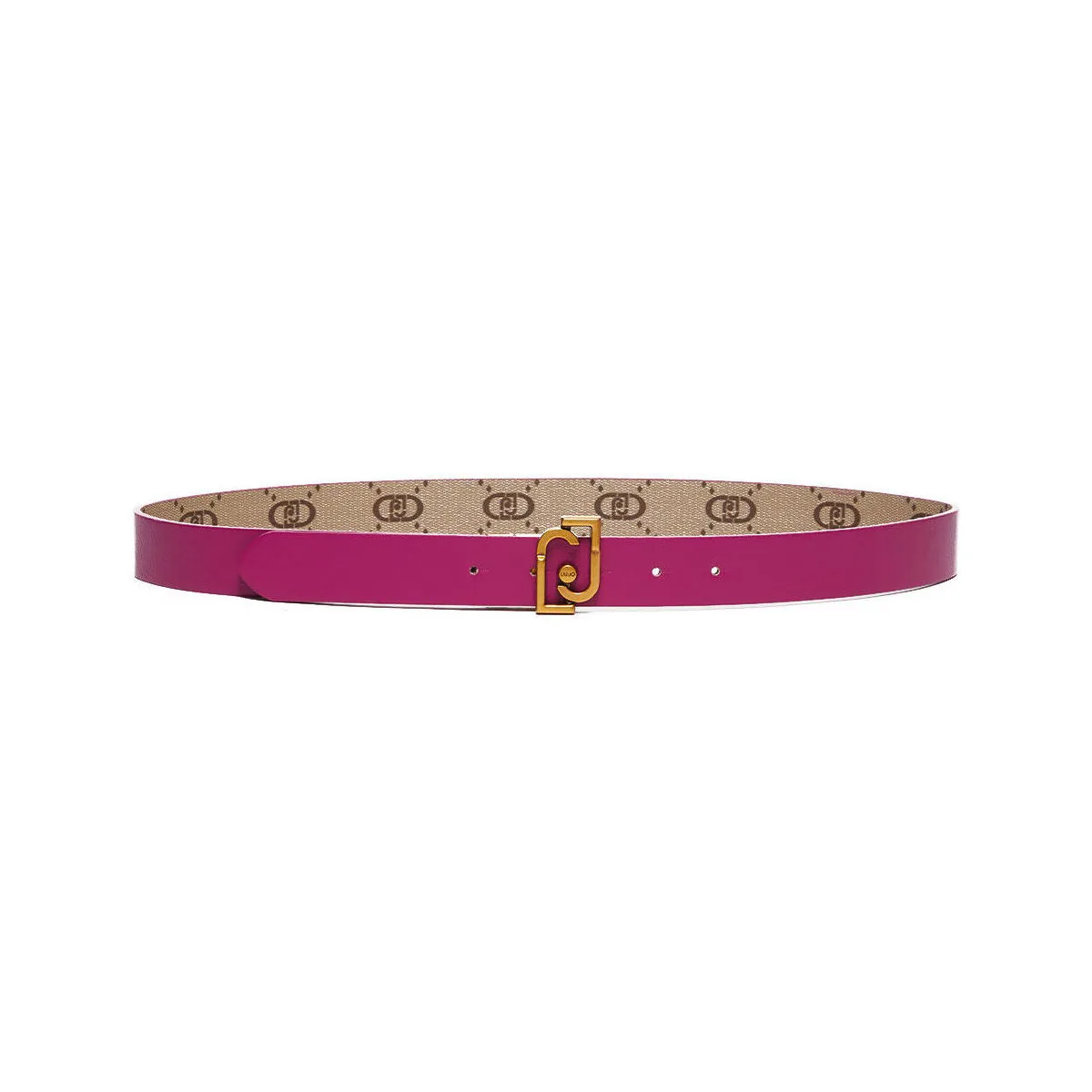 Cinturón reversible con hebilla con logotipo