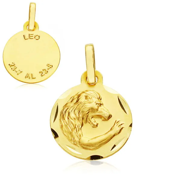 Colgante Oro Horóscopo Leo 13 mm.