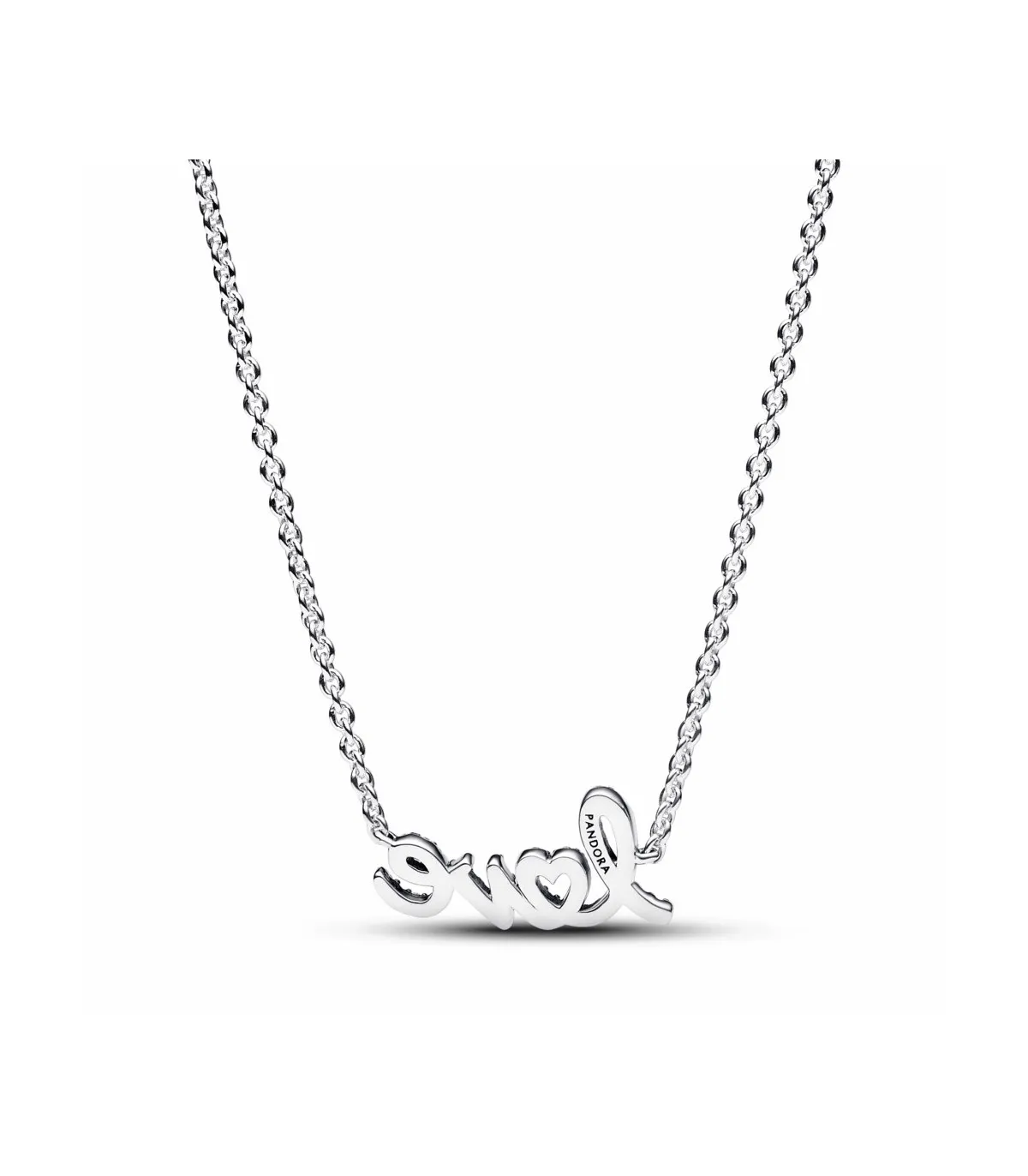 COLLAR PANDORA LOVE ESCRITO A MANO BRILLANTE  393076C01