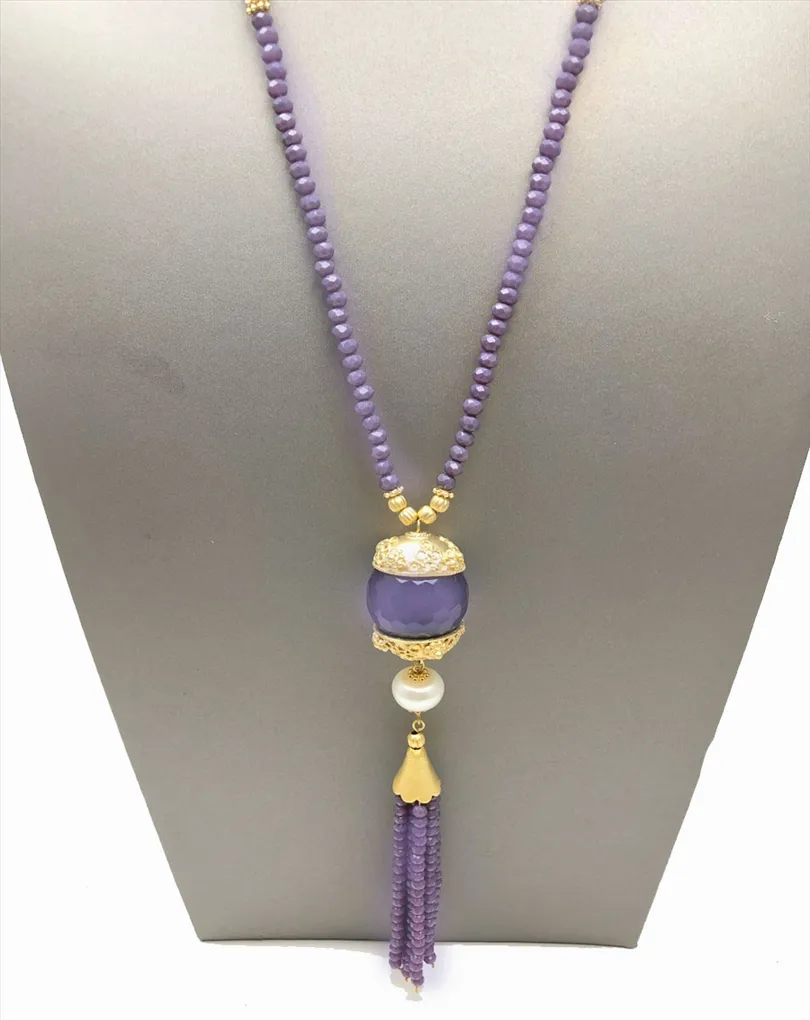COLLARES LARGOS DE MUJER ORIGINALES HECHOS A MANO