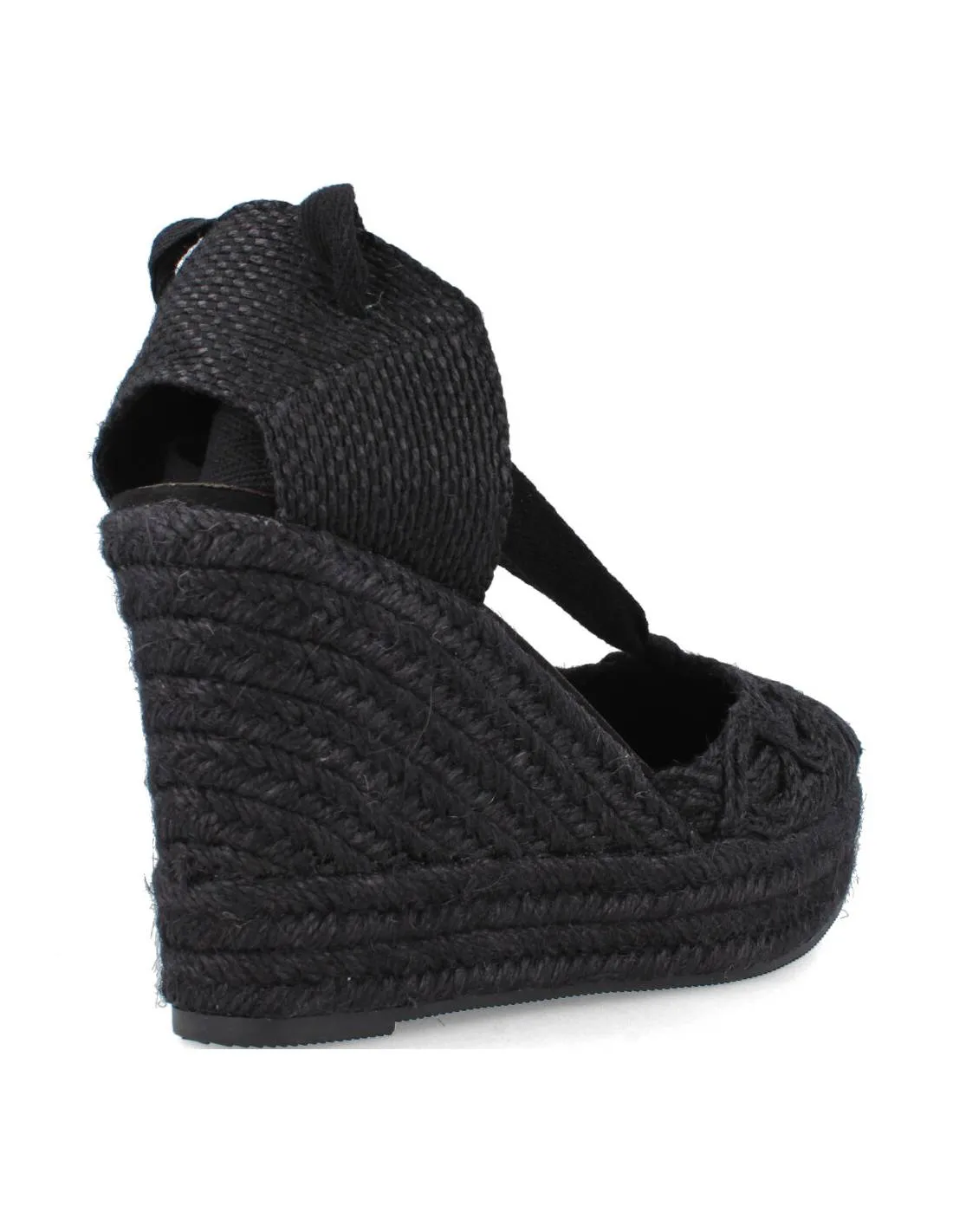 CORINA  CUñA DE ESPARTO LAZADA YUTE NEGRO
