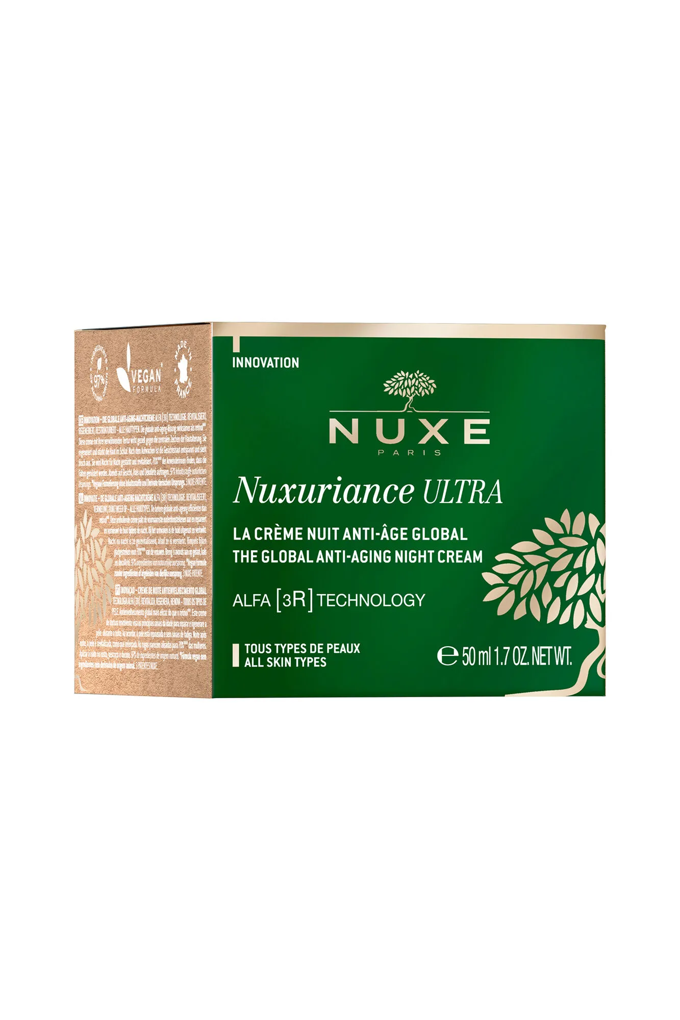 Crema de Noche Antiedad Global Nuxuriance Ultra