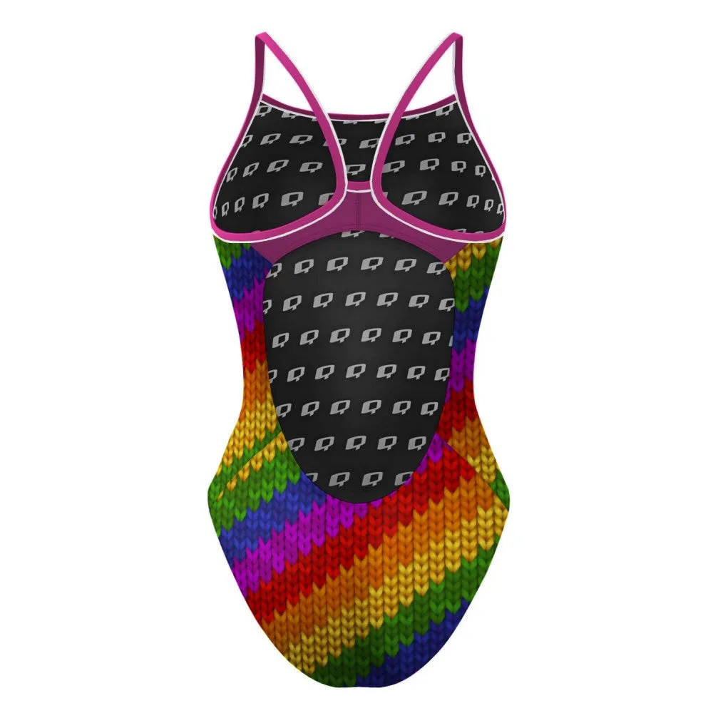 CROCHET RAINBOW  SKINNY STRAP