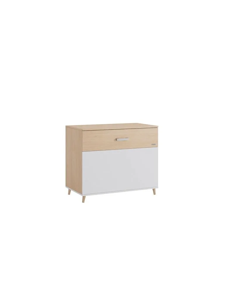 CÓMODA NATURE MADERA/BLANCO MICUNA