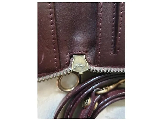 Céline Bolsos de mano Burdeos 