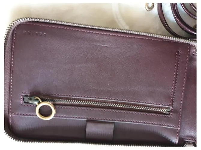 Céline Bolsos de mano Burdeos 