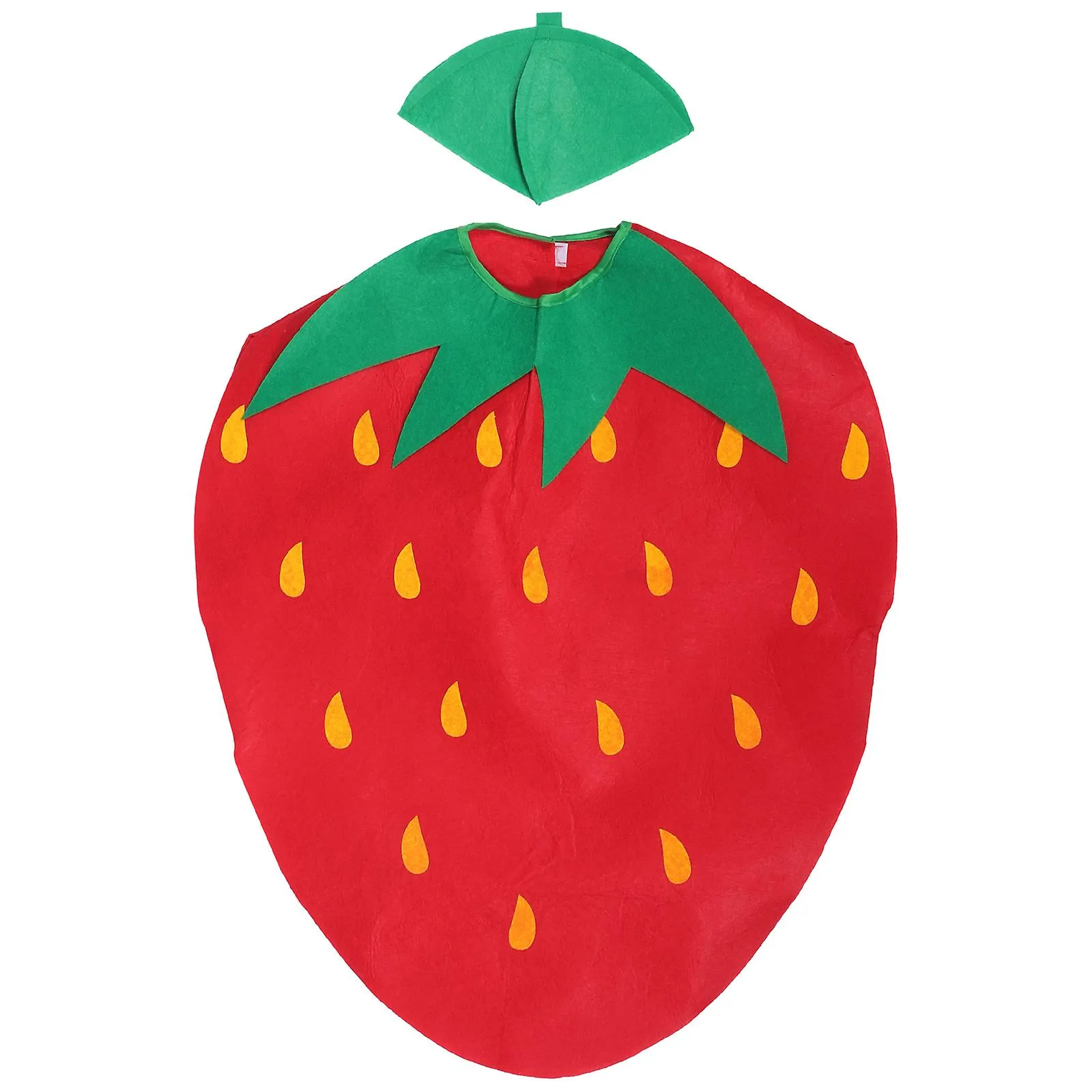 Disfraz de frutas y verduras para niños Disfraces de ropa de fiesta para Halloween Cosplay Navidad Holidy (fresa)