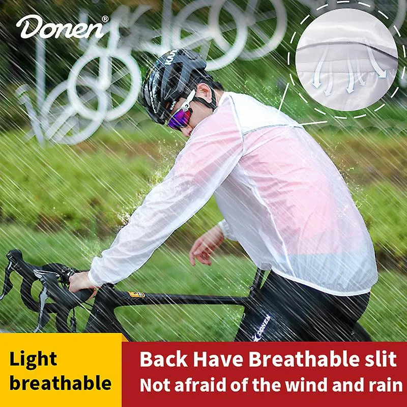 Donen Chaqueta de ciclismo impermeable 30+ Mtb Bicicleta Bicicleta Chaqueta de lluvia Chubasquero Impermeab Deporte al aire libr