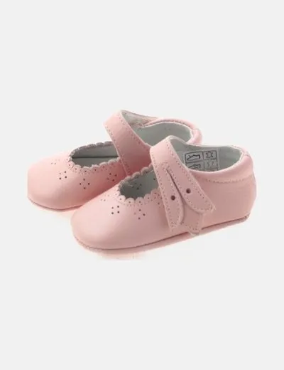Dos patitos Patuco rosa con velcro