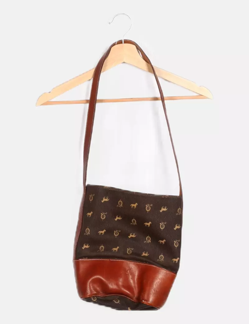 El Caballo Bolso de hombro marrón