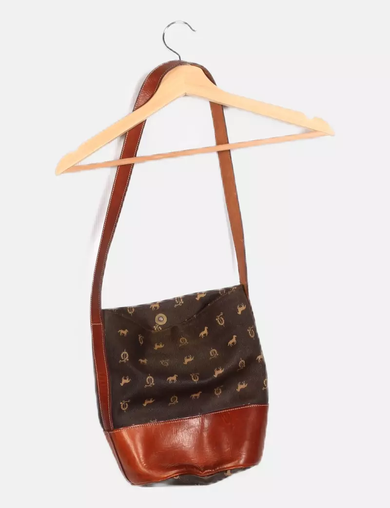 El Caballo Bolso de hombro marrón