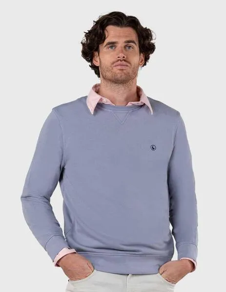 El Ganso Sudadera Cuello Caja azul para hombre