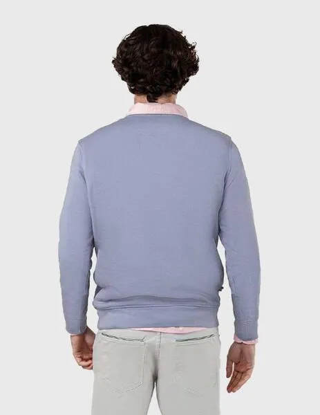El Ganso Sudadera Cuello Caja azul para hombre