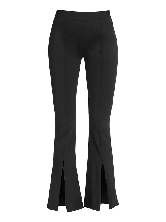 Eletta Pantalón acampanado de mujer con cremallera final
