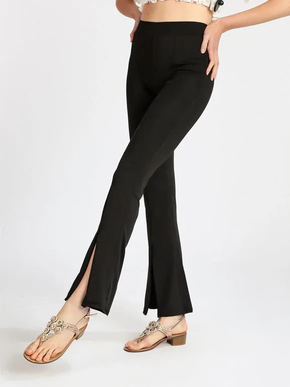 Eletta Pantalón acampanado de mujer con cremallera final