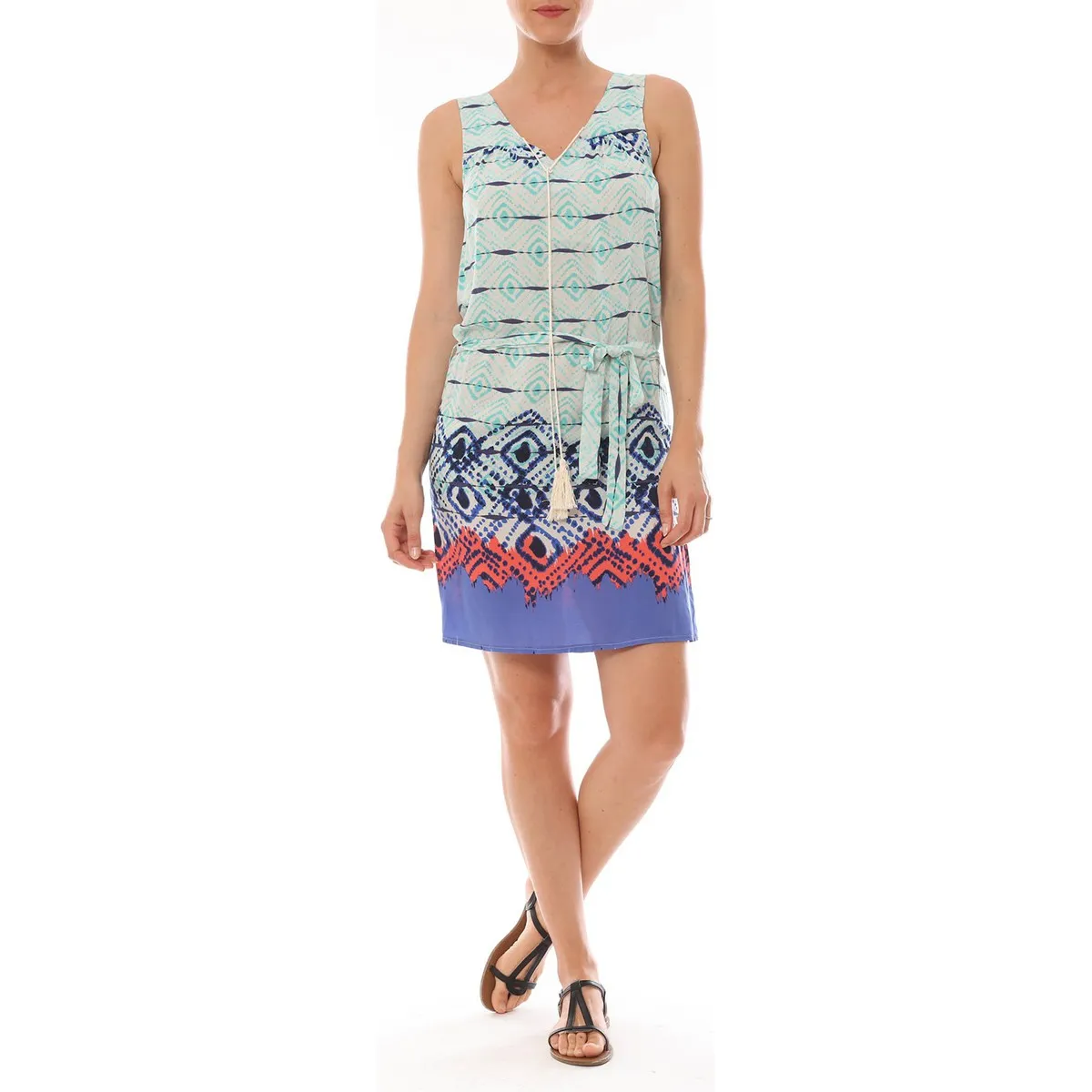 Ema Blues Robe Bambou Bleu