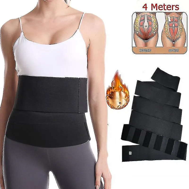 Entrenador de cintura para mujeres Snatch Vendaje Envoltura de barriga Entrenamiento de tamaño grande Recortador de cintura para