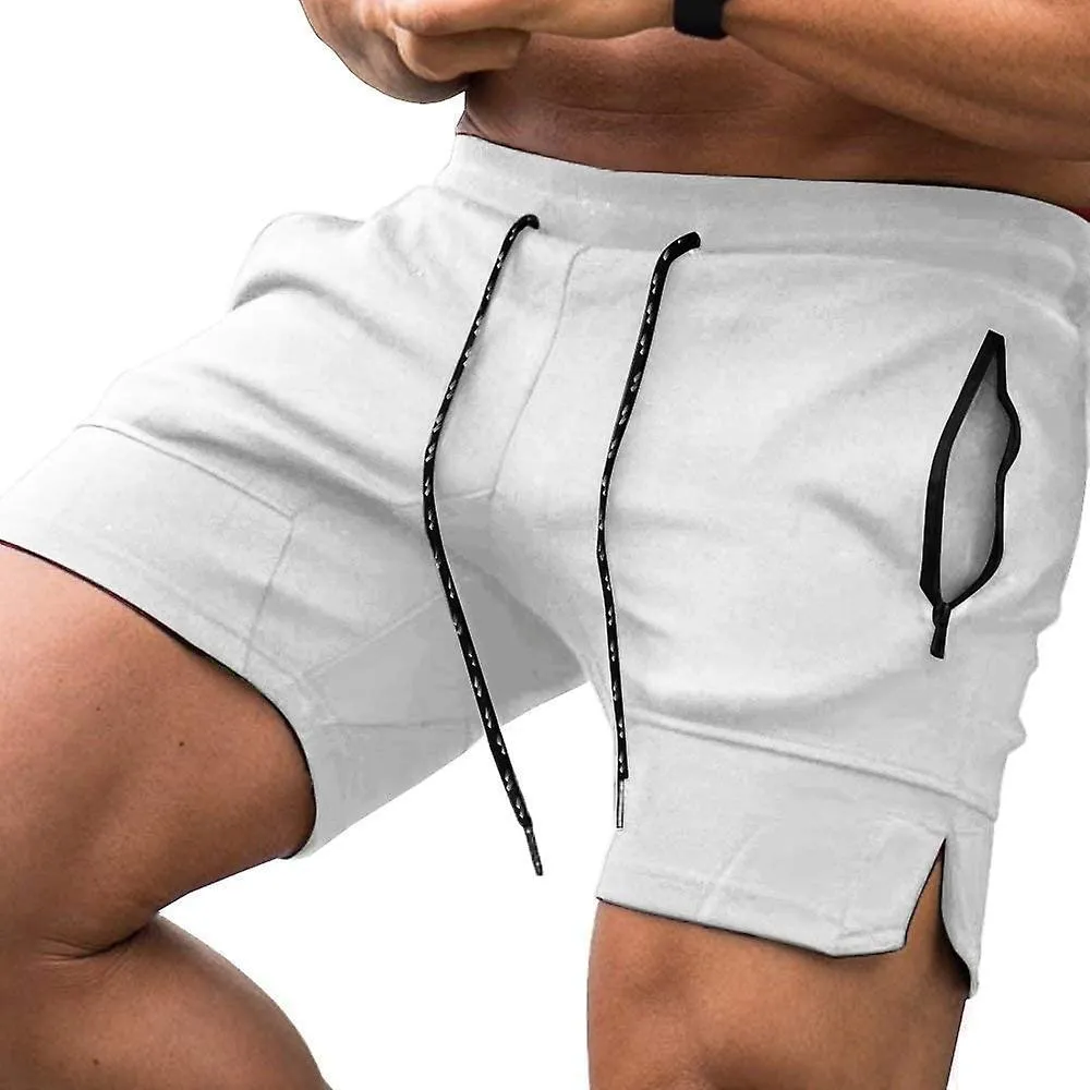 Entrenamiento Masculino Gimnasio Pantalones Cortos Levantamiento de Pesas Culturismo Sentadilla Fitness Jogger