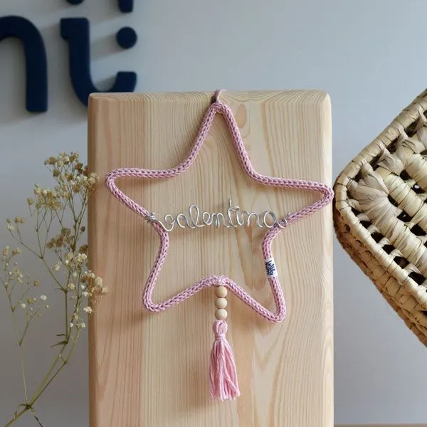 Estrellita Tejida Personalizada