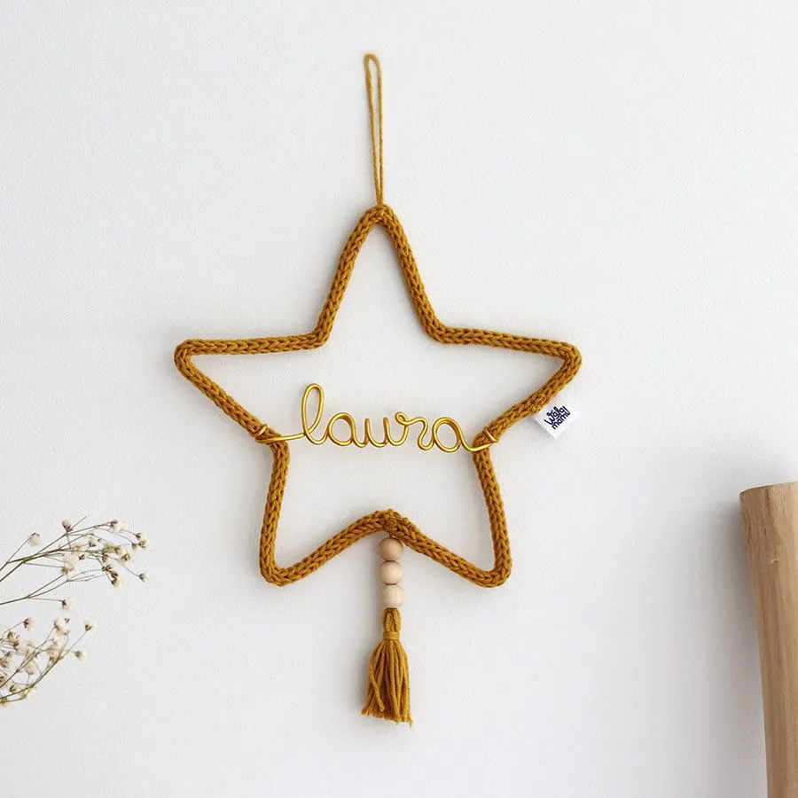 Estrellita Tejida Personalizada