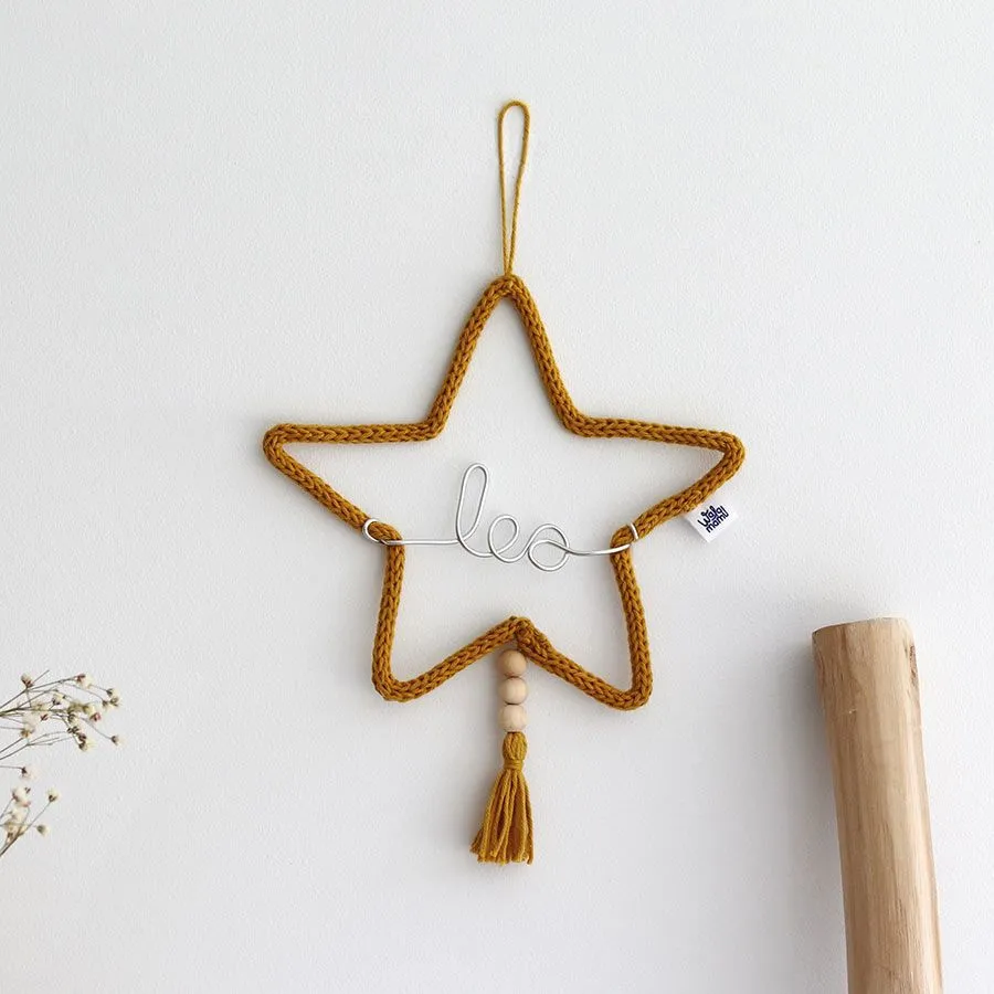 Estrellita Tejida Personalizada