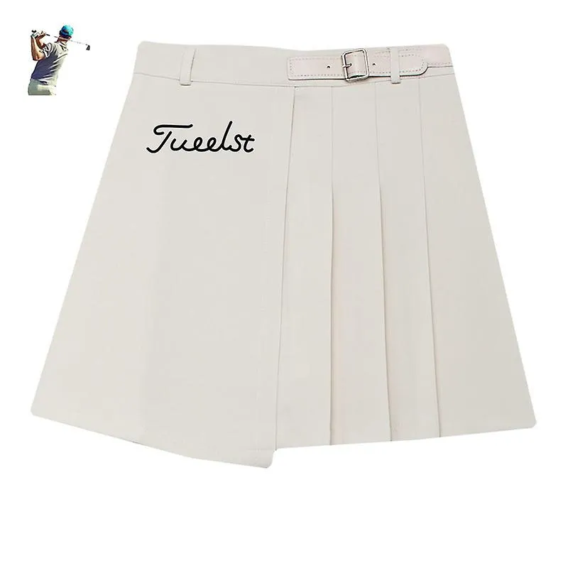 Falda plisada de golf para mujer, pantalones cortos deportivos de cintura alta, con bolsillos, correr, gimnasio, verano