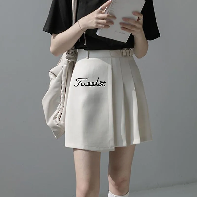 Falda plisada de golf para mujer, pantalones cortos deportivos de cintura alta, con bolsillos, correr, gimnasio, verano