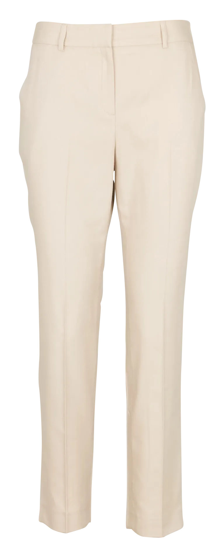 FELIX  PANTALóN RECTO DE MEZCLA DE LINO Y ALGODóN EN BLANCO