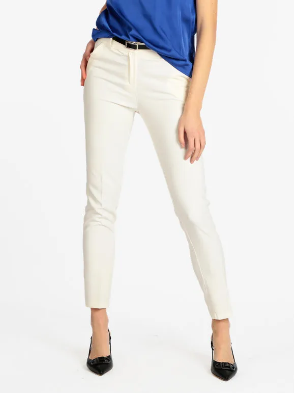 Frenetika Pantalón de mujer elegante con cinturón.