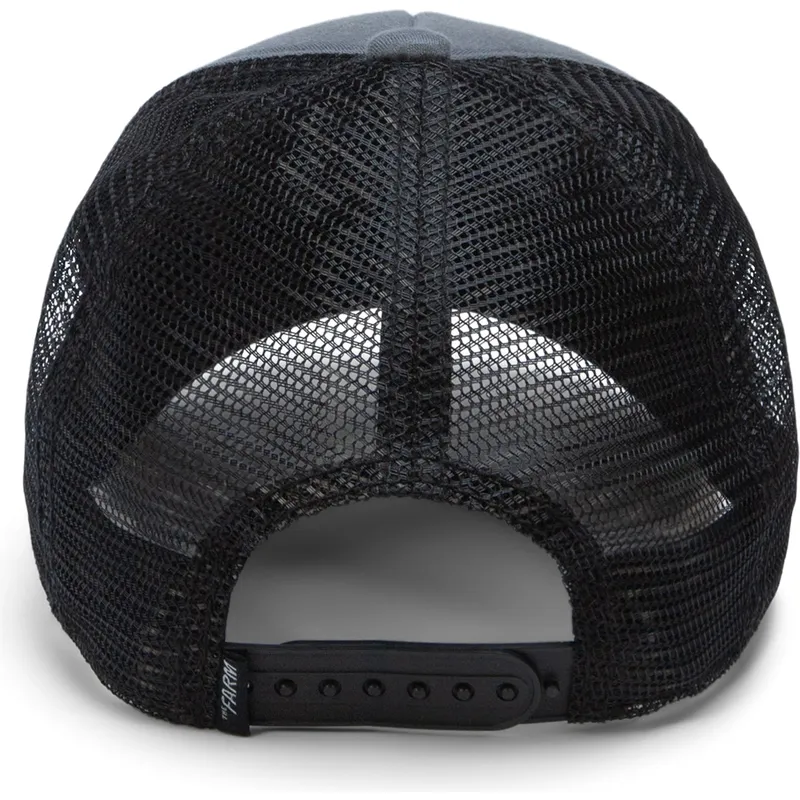 Gorra trucker gris para niño mamut Mammoth Fuzzy Trunk Extinct The Farm de Goorin Bros.