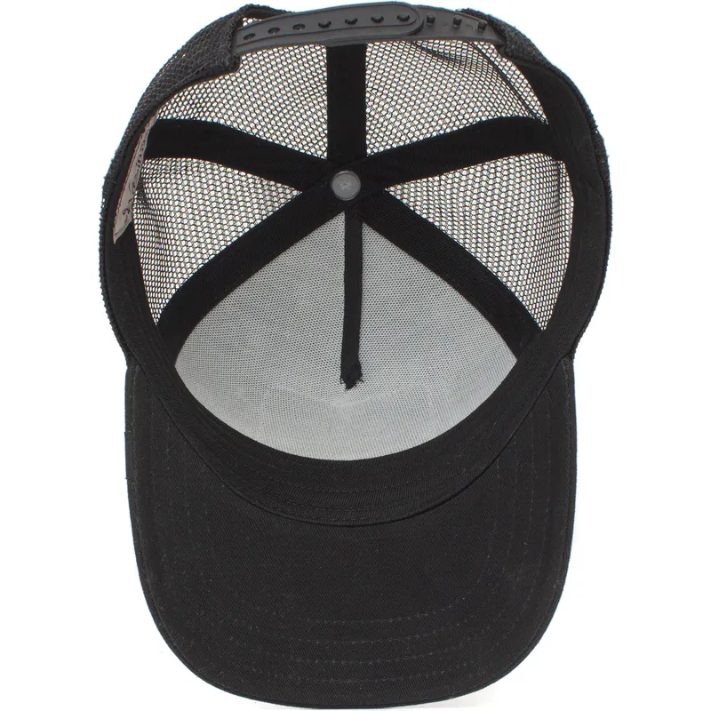 Gorra trucker negra para niño pantera Panther Cub The Farm de Goorin Bros.