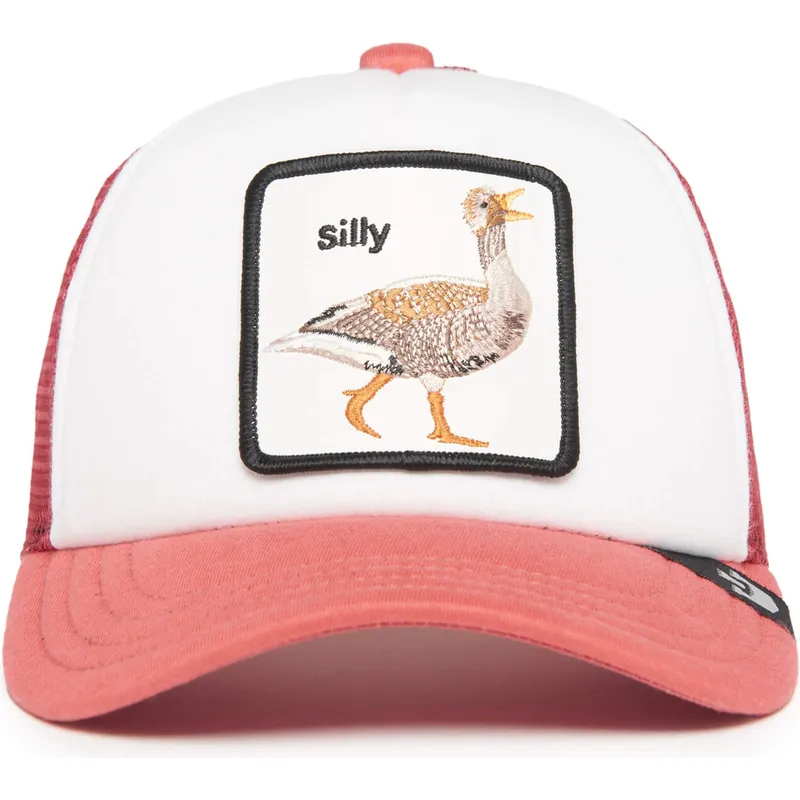 Gorra trucker roja para niño ganso So Silly The Farm de Goorin Bros.