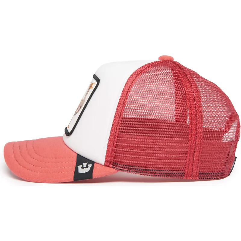 Gorra trucker roja para niño ganso So Silly The Farm de Goorin Bros.