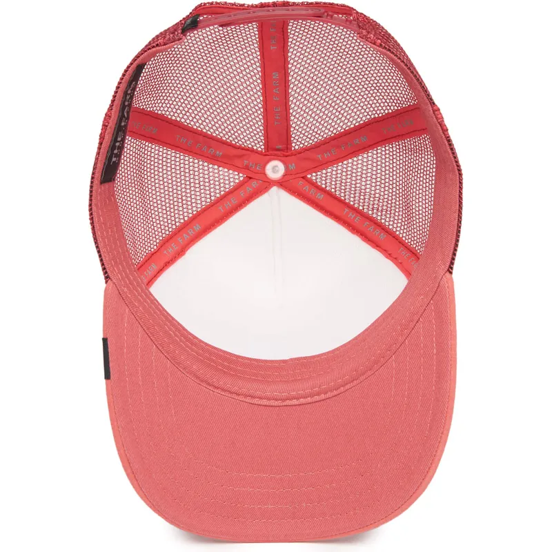 Gorra trucker roja para niño ganso So Silly The Farm de Goorin Bros.