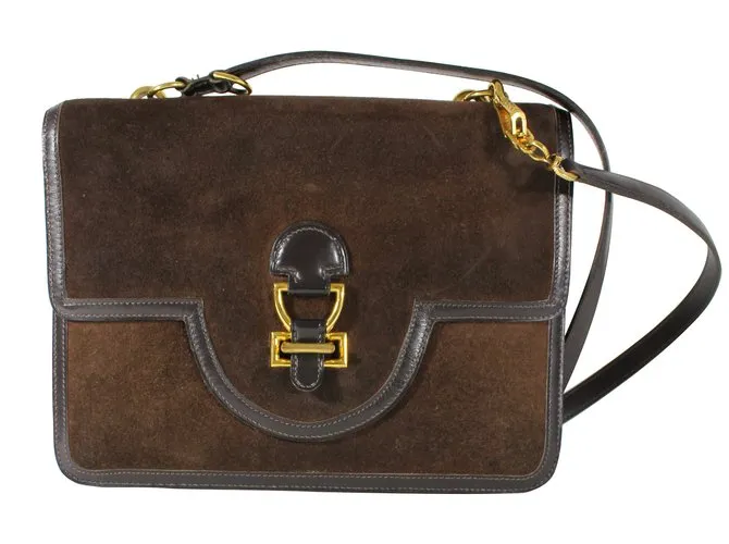 Hermès Bolsos de mano Castaño 