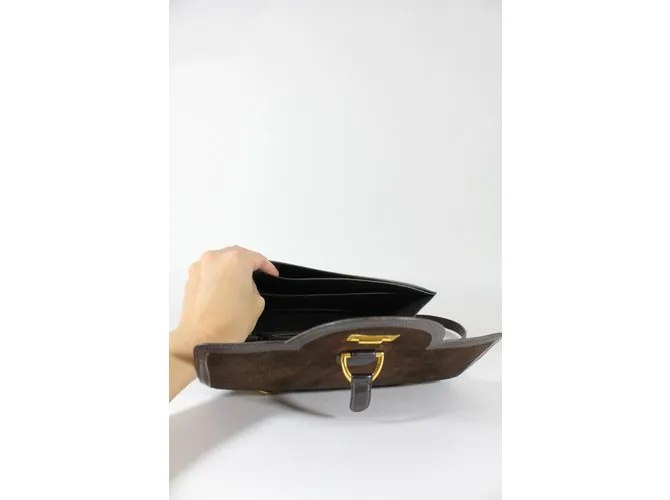 Hermès Bolsos de mano Castaño 