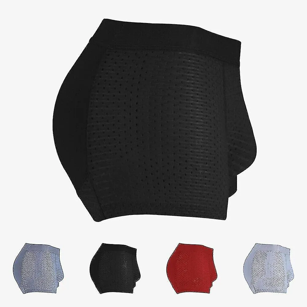 Hombres Hip Butt Lifter Enhancer Briefs Acolchado Boxer Ropa Interior Nylon Spandex