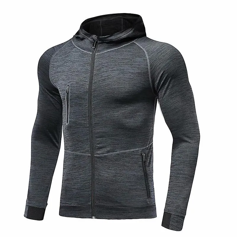 Hombres Sudadera con capucha de otoño Abrigo deportivo Secado rápido Entrenamiento Entrenamiento Entrenamiento Atletismo Gimnasi