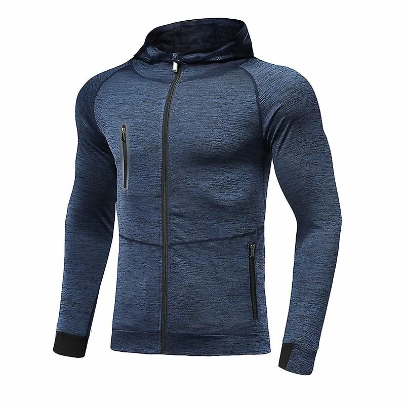 Hombres Sudadera con capucha de otoño Abrigo deportivo Secado rápido Entrenamiento Entrenamiento Entrenamiento Atletismo Gimnasi