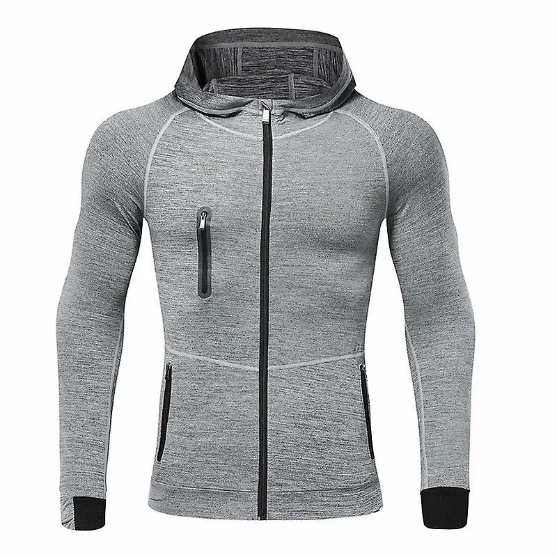 Hombres Sudadera con capucha de otoño Abrigo deportivo Secado rápido Entrenamiento Entrenamiento Entrenamiento Atletismo Gimnasi