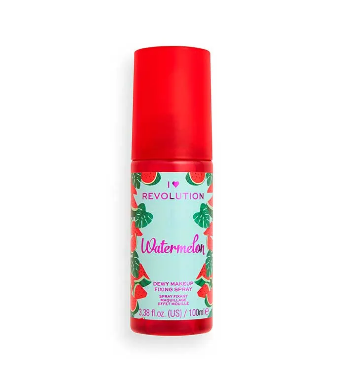 I HEART REVOLUTION  SPRAY FIJADOR DE MAQUILLAJE DEWY  WATERMELON