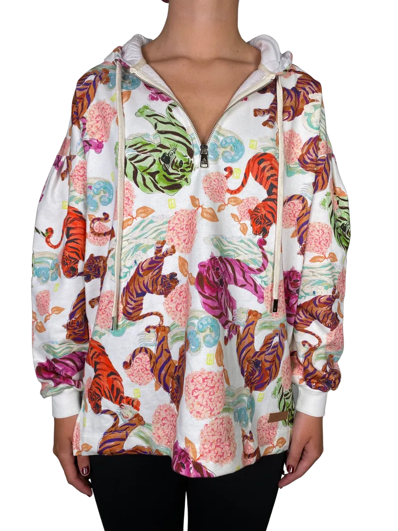 JAZMIN CHEBAR Polerón Tiger Multicolor