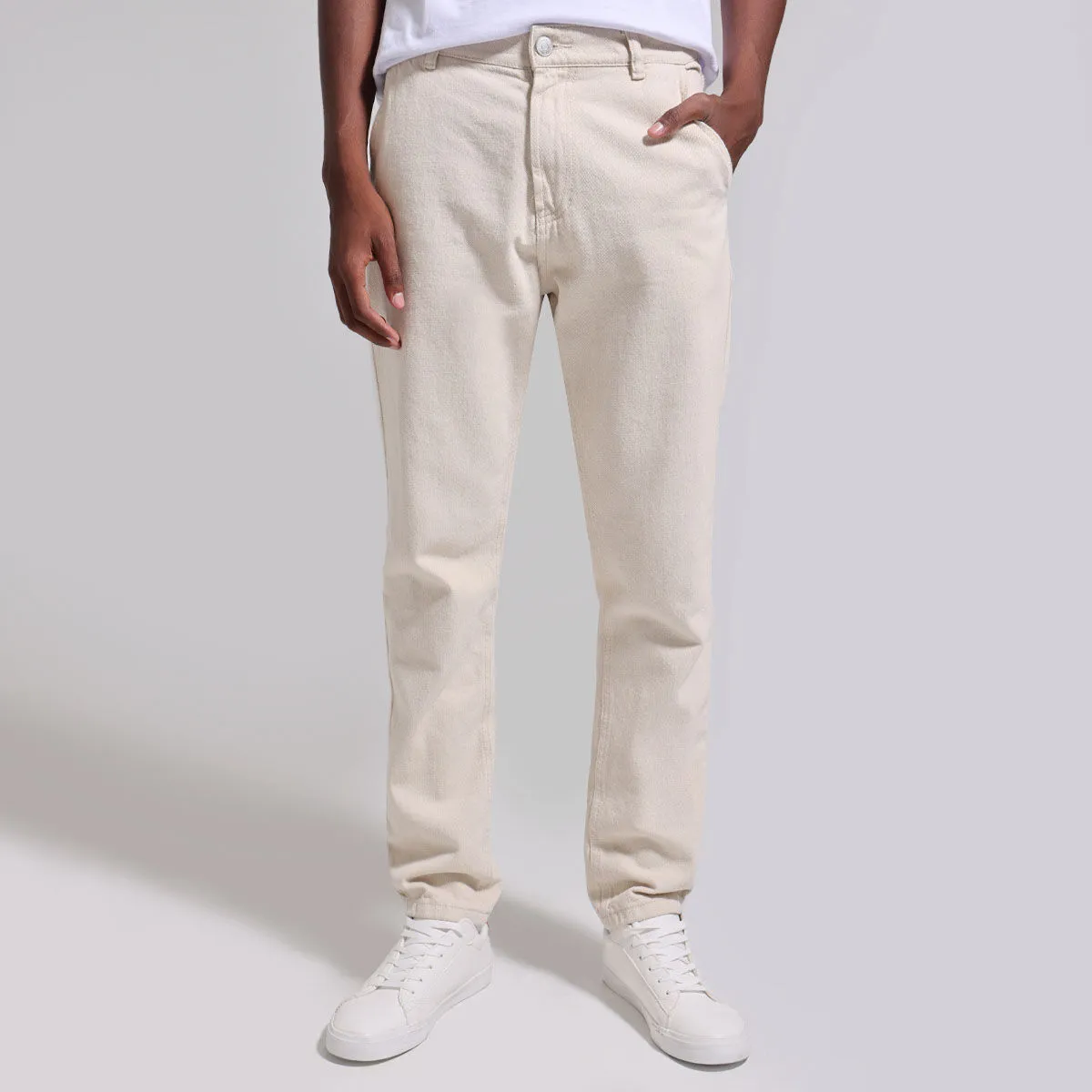 Jean Para Hombre Regular Beige