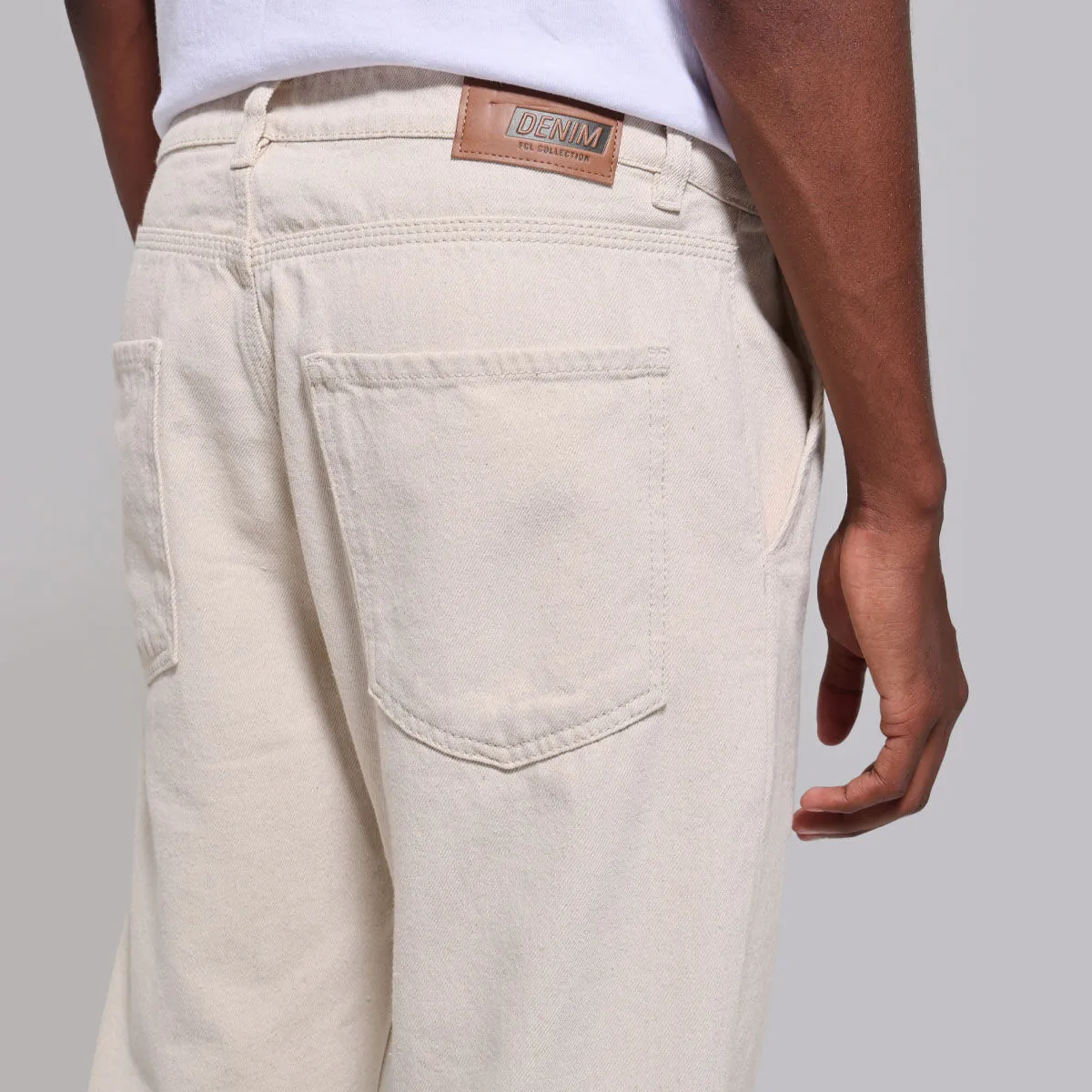 Jean Para Hombre Regular Beige
