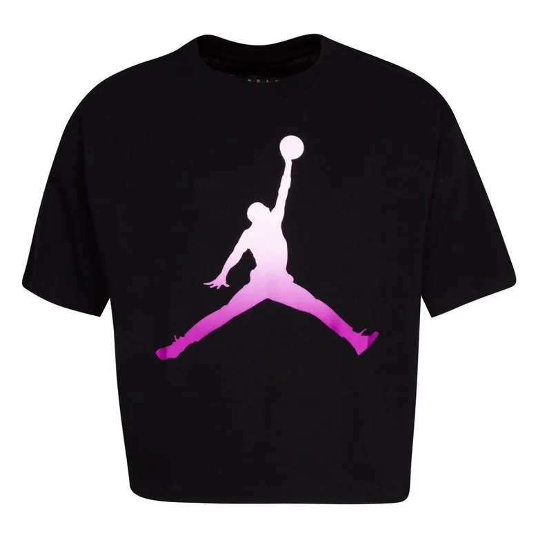 Jordan Girls Jumpman Graphic Core Boxy Tee "Black"